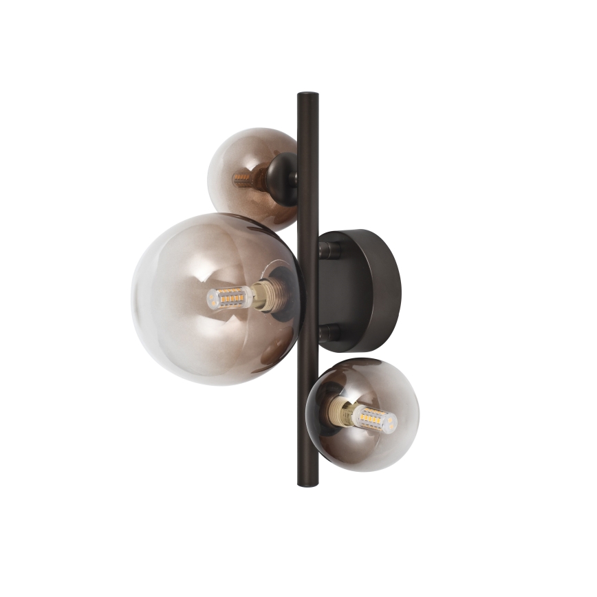 Brilagi - LED seinalamp MILLA 3xG9/3W/230V pruun/suitsune pruun