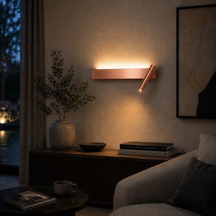BRILAGI - ARLIX LED seinale paigaldatav spot-valgusti LED/3W/230V + LED/7W, pronks, CRI 90