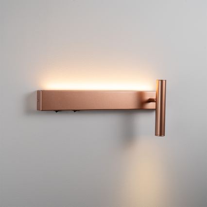BRILAGI - ARLIX LED seinale paigaldatav spot-valgusti LED/3W/230V + LED/7W, pronks, CRI 90