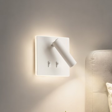 BRILAGI - LED seinale paigaldatav punktvalgusti ZAYA DOUBLE LED/8W/230V + LED/3W valge