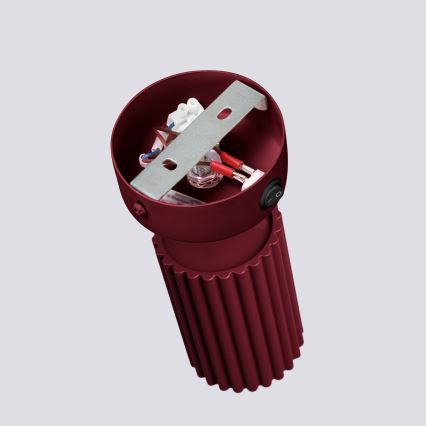 Brilagi - LED-seinale paigaldatav spotvalgusti CRESTO 1xGU10/10W/230V bordoopunane