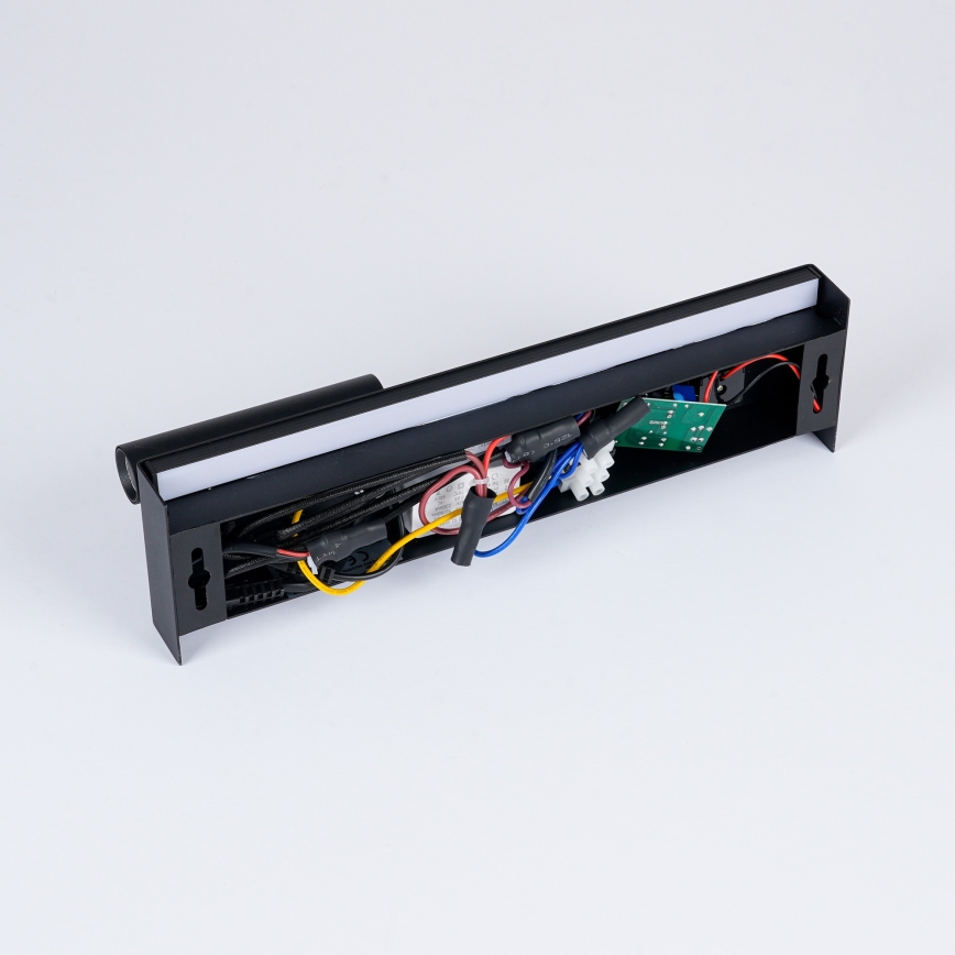 Brilagi - LED-seinapunktvalgusti USB-pordiga NOCTIS LED/3W/230V + LED/9W must