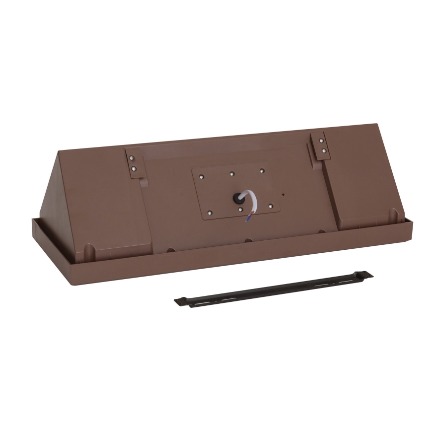 Brilagi - LED välisseinavalgusti anduriga TRIANGLE LED/42W/230V pruun IP65