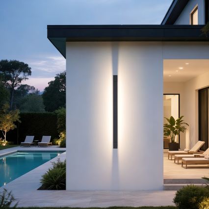 Brilagi - Välisseinale paigaldatav LED-seinavalgusti AQUA LINE LED/36W/230V 120 cm IP44 antratsiit CRI 90