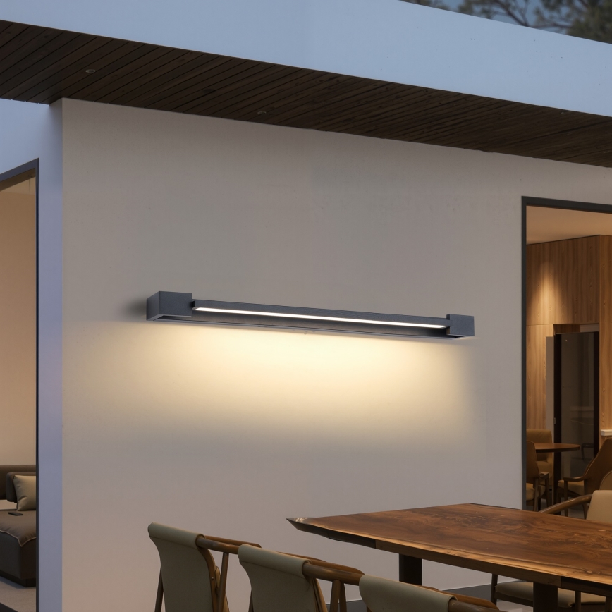 Brilagi - Välisseinale paigaldatav LED-seinavalgusti AQUA LINE LED/36W/230V 120 cm IP44 antratsiit CRI 90