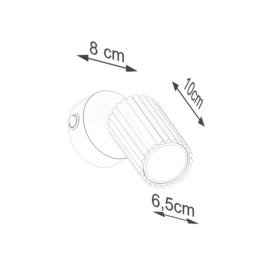 BRILAGI - LED seinale suunatav spot-valgusti CRESTO 1xGU10/10W/230V oranž