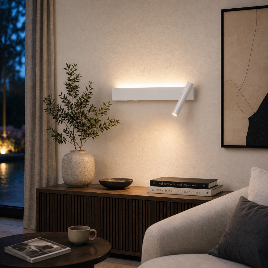 BRILAGI - LED seinapunktvalgusti ARLIX LED/3W/230V + LED/7W valge CRI 90