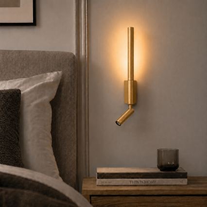 BRILAGI - LED seinapunktvalgusti VIXON LED/3W/230V + LED/5W kuldne CRI 90