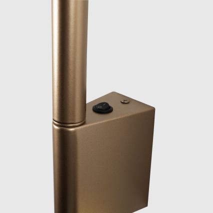 BRILAGI - VIXON LED seinaspott LED/3W/230V + LED/5W, pronks, CRI 90