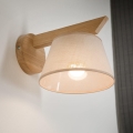 Brilagi - LED  Seinavalgusti ANTHONY 1xE14/40W/230V tamm/beež