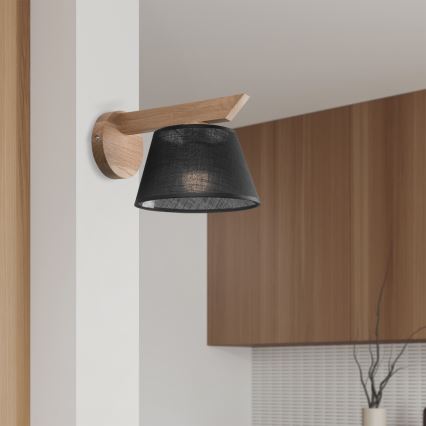 Brilagi - LED  Seinavalgusti ANTHONY 1xE14/40W/230V tamm/must