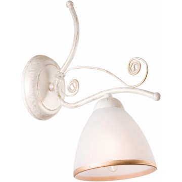 Brilagi - LED seinavalgusti ANTICO 1xE27/60W/230V 3000K valge patina