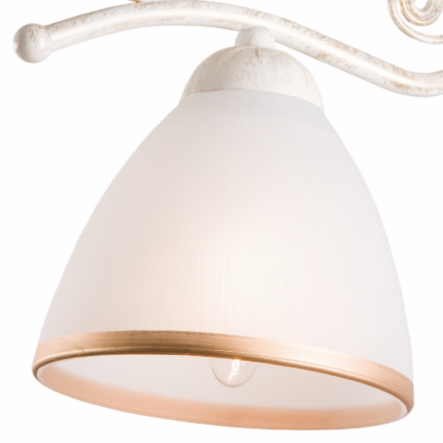 Brilagi - LED-seinavalgusti ANTICO 1xE27/60W/230V valge patina