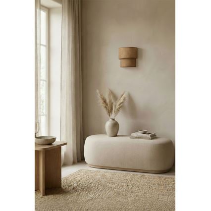 Brilagi - LED-seinavalgusti BOHO ECO 1xE27/10W/230V beež