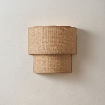 Brilagi - LED-seinavalgusti BOHO ECO 1xE27/10W/230V beež