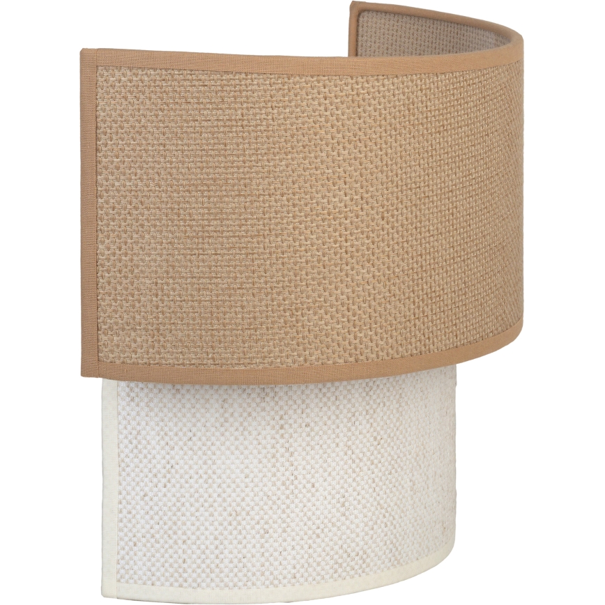 Brilagi - LED seinavalgusti BOHO ECO 1xE27/10W/230V beež/kreem