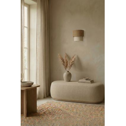 Brilagi - LED seinavalgusti BOHO ECO 1xE27/10W/230V beež/kreem