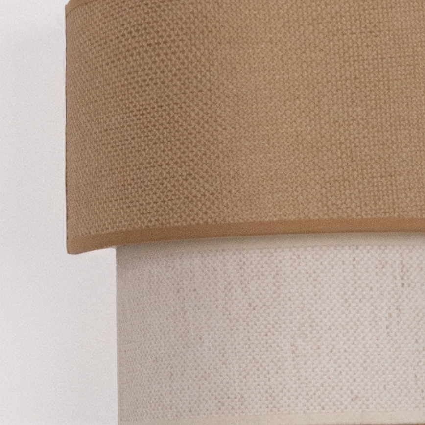 Brilagi - LED seinavalgusti BOHO ECO 1xE27/10W/230V beež/kreem