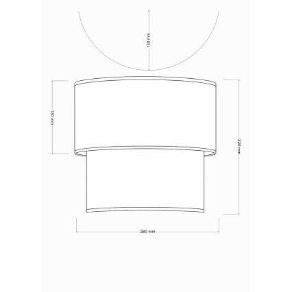 Brilagi - LED seinavalgusti BOHO ECO 1xE27/10W/230V beež/kreem