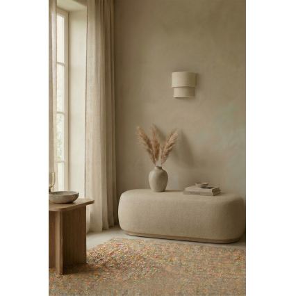 Brilagi - LED seinavalgusti BOHO ECO 1xE27/10W/230V kreemivärvi