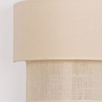 Brilagi - LED seinavalgusti BOHO ECO 1xE27/10W/230V kreemivärvi