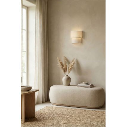 Brilagi - LED seinavalgusti BOHO ECO 1xE27/10W/230V kreemjas