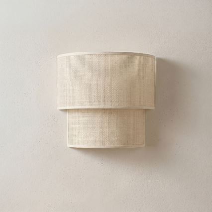 Brilagi - LED seinavalgusti BOHO ECO 1xE27/10W/230V kreemjas