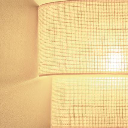 Brilagi - LED seinavalgusti BOHO ECO 1xE27/10W/230V kreemjas