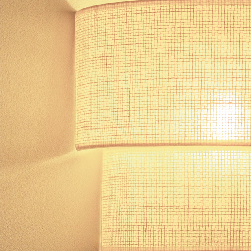 Brilagi - LED seinavalgusti BOHO ECO 1xE27/10W/230V kreemjas
