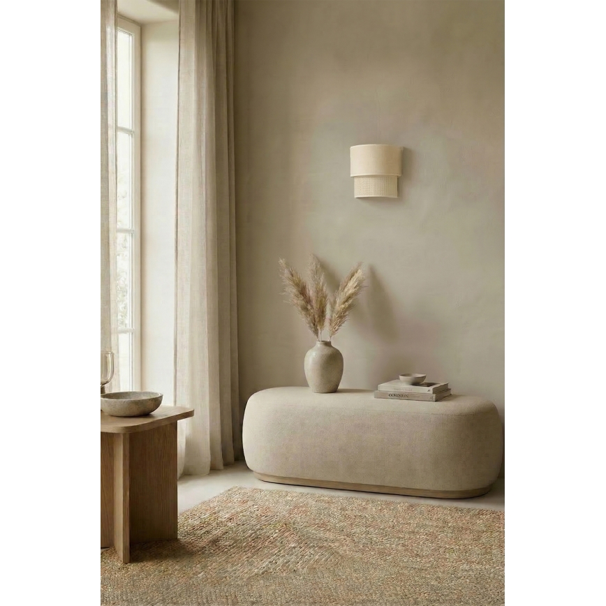 Brilagi - LED-seinavalgusti BOHO ECO 1xE27/10W/230V kreemjas