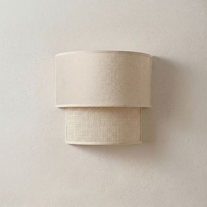 Brilagi - LED-seinavalgusti BOHO ECO 1xE27/10W/230V kreemjas