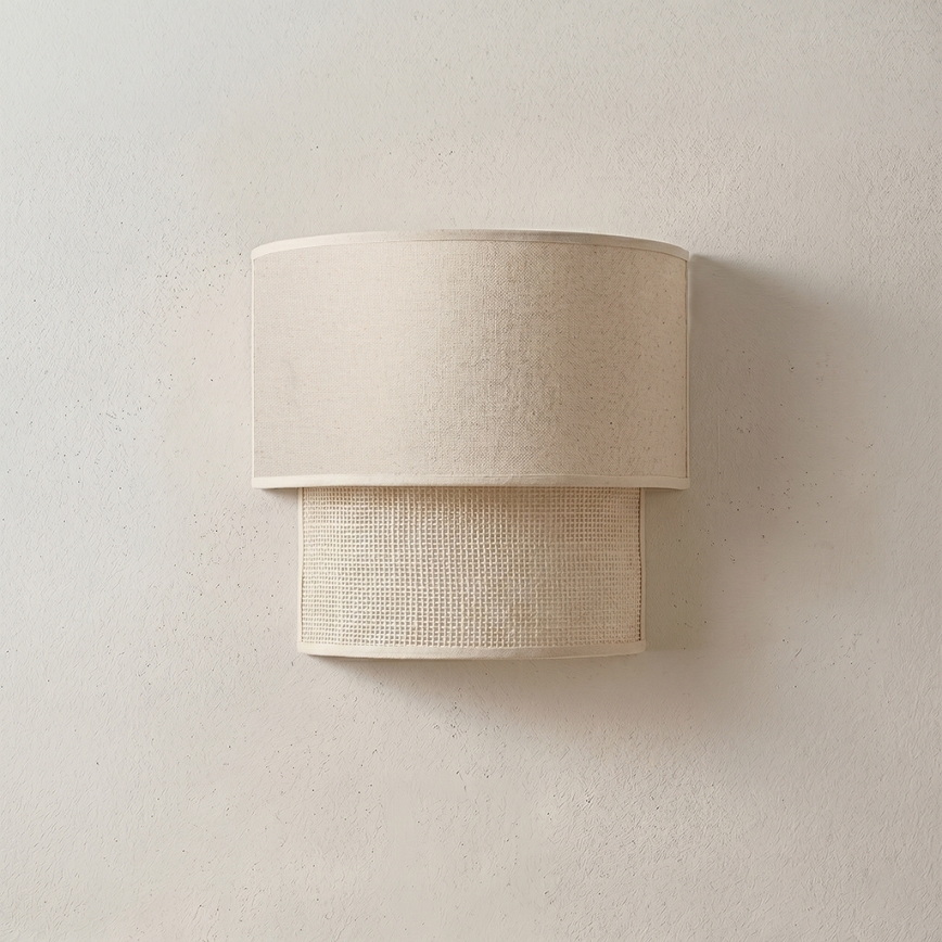 Brilagi - LED-seinavalgusti BOHO ECO 1xE27/10W/230V kreemjas