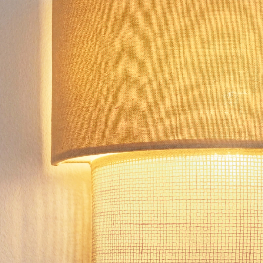 Brilagi - LED-seinavalgusti BOHO ECO 1xE27/10W/230V kreemjas