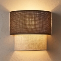 Brilagi - LED seinavalgusti BOHO ECO 1xE27/10W/230V pruun/kreemjas