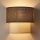 Brilagi - LED seinavalgusti BOHO ECO 1xE27/10W/230V pruun/kreemjas