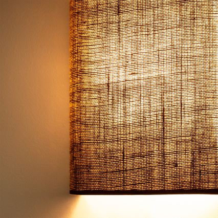 Brilagi - LED seinavalgusti BOHO STYLE 1xE27/15W/230V pruun