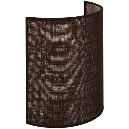 Brilagi - LED seinavalgusti BOHO STYLE 1xE27/15W/230V pruun