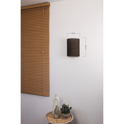 Brilagi - LED seinavalgusti BOHO STYLE 1xE27/15W/230V pruun