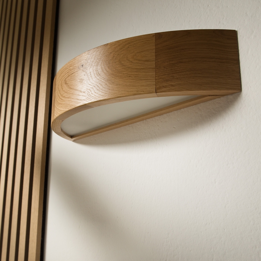 Brilagi - LED seinavalgusti CARVALHO 1xE27/15W/230V tamm