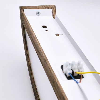 BRILAGI - LED seinavalgusti CARVALHO 1xE27/15W/230V tamm-pähkel