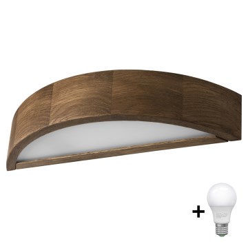 Brilagi - LED Seinavalgusti CARVALHO 1xE27/60W/230V tamm