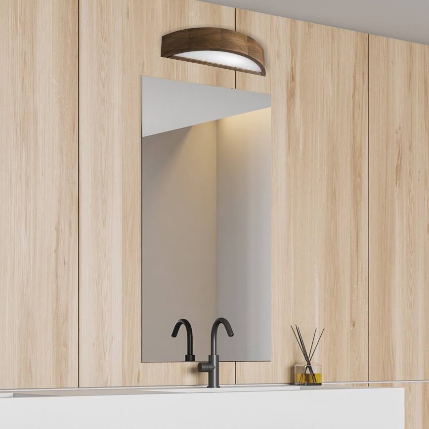 Brilagi - LED Seinavalgusti CARVALHO 1xE27/60W/230V tamm