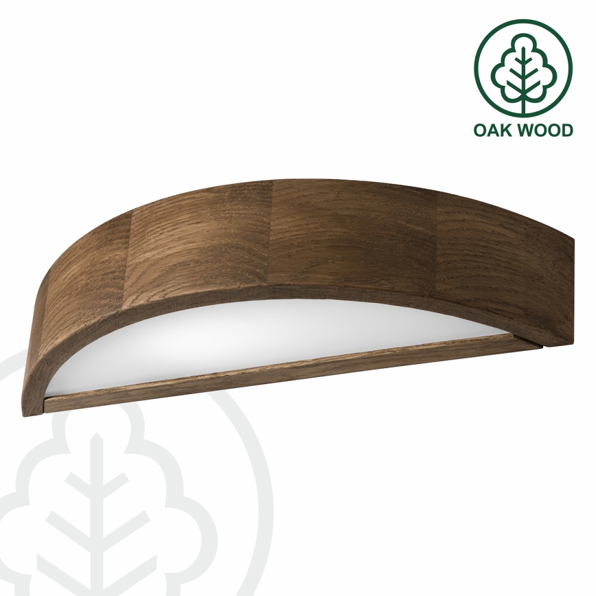 Brilagi - LED Seinavalgusti CARVALHO 1xE27/60W/230V tamm