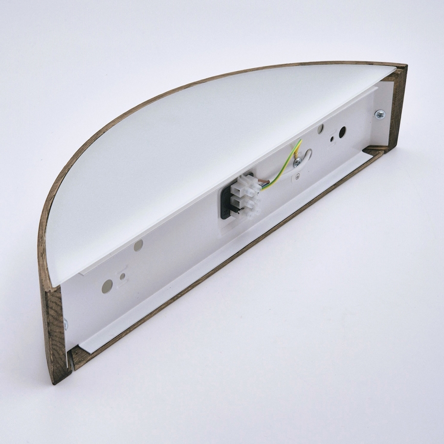 Brilagi - LED Seinavalgusti CARVALHO 1xE27/60W/230V tamm
