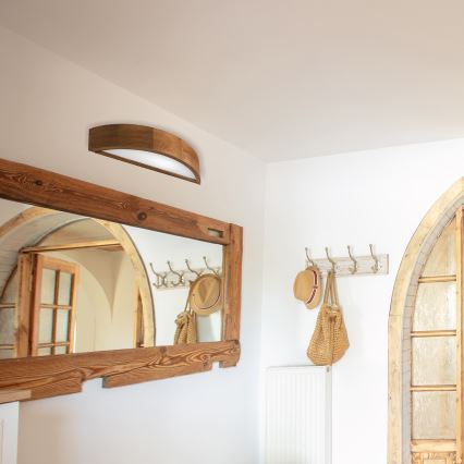 Brilagi - LED Seinavalgusti CARVALHO 1xE27/60W/230V tamm kirss