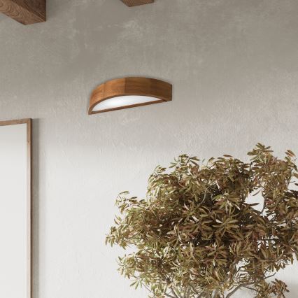 Brilagi - LED Seinavalgusti CARVALHO 1xE27/60W/230V tamm kirss