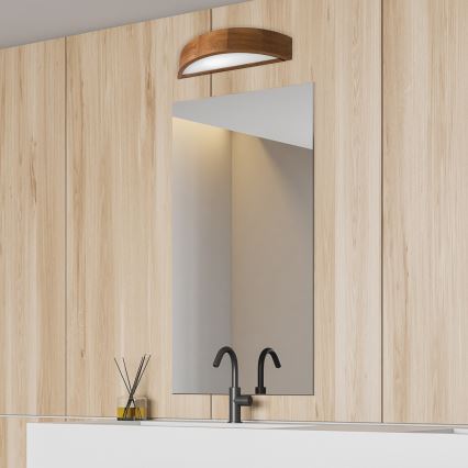 Brilagi - LED Seinavalgusti CARVALHO 1xE27/60W/230V tamm kirss