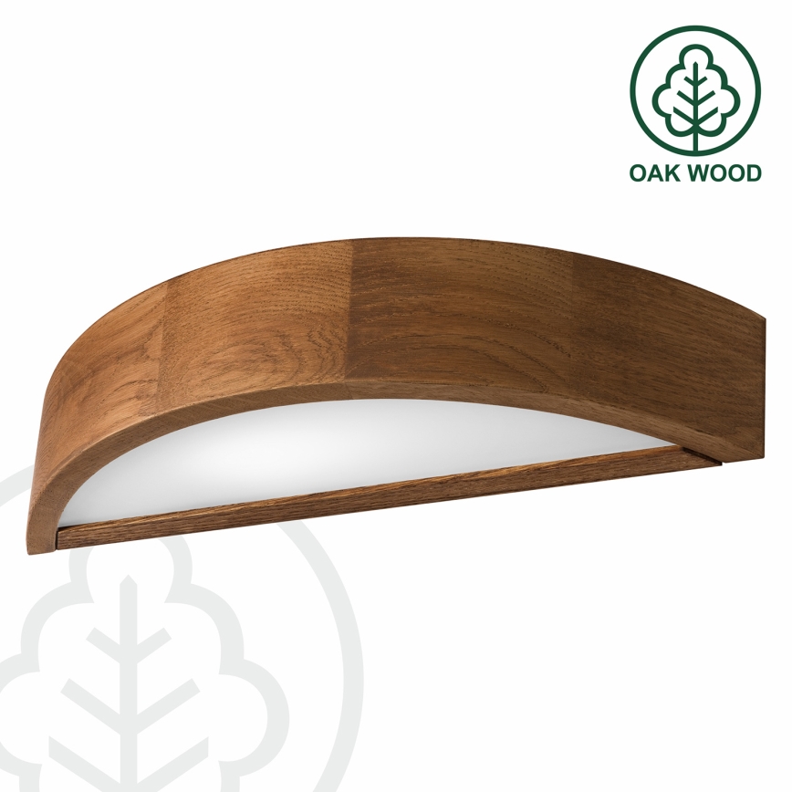 Brilagi - LED Seinavalgusti CARVALHO 1xE27/60W/230V tamm kirss