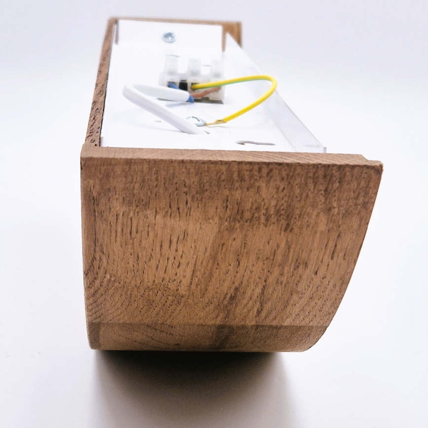 Brilagi - LED Seinavalgusti CARVALHO 1xE27/60W/230V tamm kirss