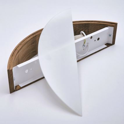 Brilagi - LED Seinavalgusti CARVALHO 1xE27/60W/230V tamm kirss